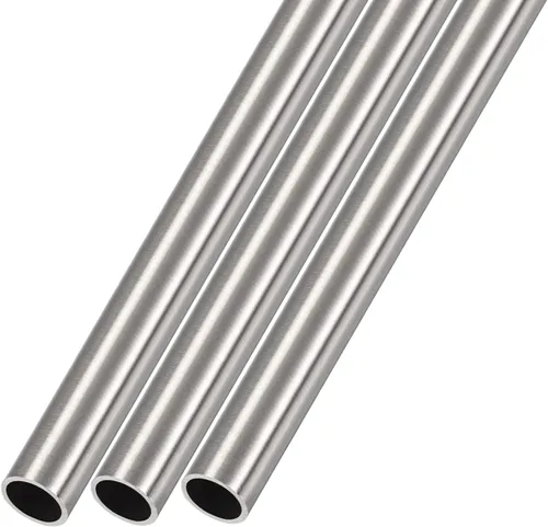 METALLIXITY Tubo de acero inoxidable 304 (0.433 in de diámetro exterior x 0.039 in de pared T x 11.811 in de largo), 3 piezas, tubo recto - para