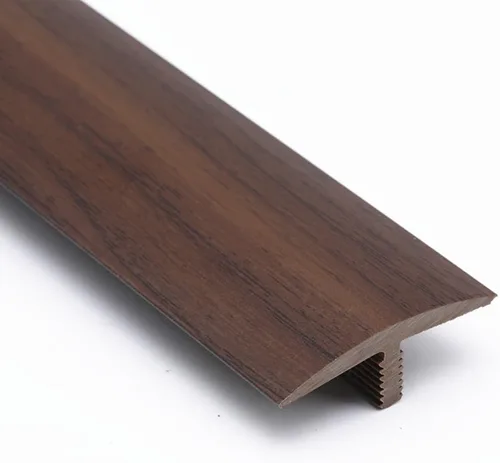 Miniatura 8 de KADEUX Tira de umbral para puertas de 1.6 pulgadas de ancho, tiras de PVC moldeadas en T, reductor de umbral autoadhesivo, tira de unión de piso