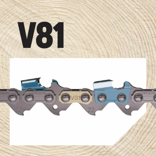 Miniatura 5 de Oregon V81 PowerCut - Cadena de motosierra para barra de 20 pulgadas, 81 eslabones de transmisión, paso de .325 pulgadas, calibre .063 pulgadas