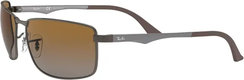 Miniatura 3 de Ray-Ban Gafas de sol rectangulares de metal RB3498 para hombre
