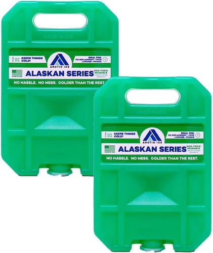 Miniatura 11 de Arctic Ice Bolsa de hielo reutilizable de larga duración de la serie Alaskan, se congela a 32 ° Fahrenheit, mantiene los alimentos y bebidas frescos