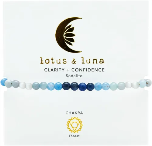 Miniatura 3 de Lotus and Luna Pulsera curativa de chakras energéticos de 0.157 in con piedras reales, jade, perla, cuarzo rosa, amatista, piedra lunar