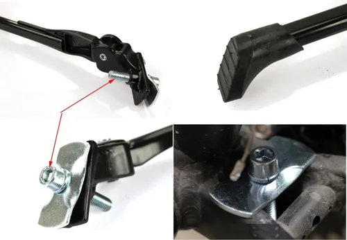Miniatura 2 de BlueSunshine - Soporte de bicicleta de 24 a 26 pulgadas con protector de cadena para bicicleta, soporte de aleación de aluminio para bicicletas