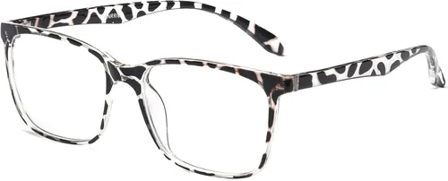Miniatura 8 de ANRRI Gafas de luz azul para hombres y mujeres, transparentes, bloqueo de luz azul, lentes de computadora antifatiga ocular, marco transparente