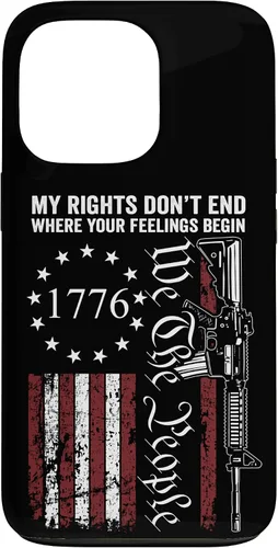 Miniatura 10 de My Rights Don't End Where Your Feelings Begin USA Gun Flag Case for iPhone 17