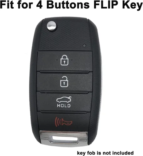 Miniatura 2 de Funda para llavero Kia Rio Optima Soul Sportage Sorento ABS Carbon