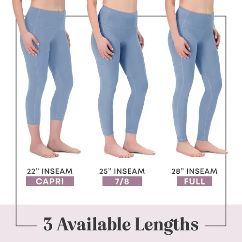Miniatura 6 de Rocky Leggings de yoga de cintura alta, para entrenamiento, correr, ropa deportiva con control de abdomen para mujer, pantalones capri y de longitud