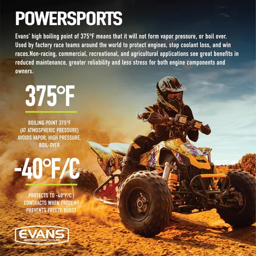 Miniatura 3 de EVANS Coolant Powersports - Refrigerante de motor sin agua (galón, 1 paquete)