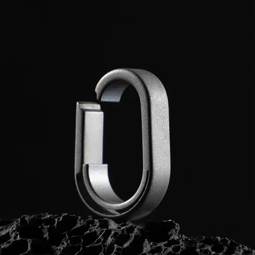 Miniatura 5 de 6 llaveros de titanio de liberación rápida, conector múltiple EDC Split llavero mosquetón regalo para hombres y mujeres