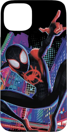 Miniatura 9 de Funda para iPhone 13 Pro Max Marvel Spider-Man Into the Spider-Verse Miles Morales City