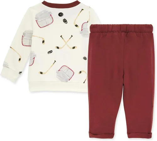 Miniatura 2 de Burt's Bees Baby baby-boys Shirt and Pant Set, Top & Bottom Outfit Bundle, 100% Organic Cotton