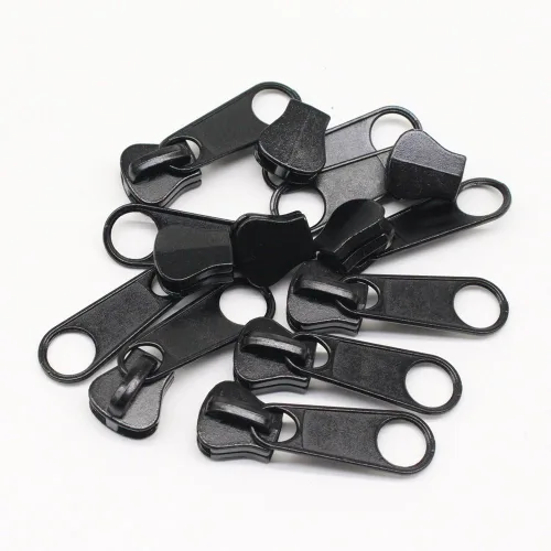 Miniatura 4 de YaHoGa The Yard - Cremallera de plástico grande #10 a granel color negro, 5 yardas con 10 deslizadores largos para manualidades, costura