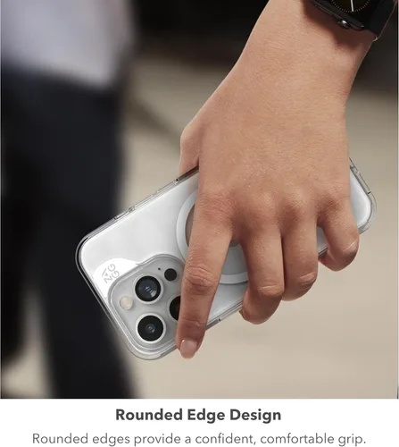 Miniatura 7 de ZAGG - Funda para iPhone 15 Pro de Palace de Cristal con cierre magnético transparente - Protección contra caídas (13 pies/4 m), grafeno duradero
