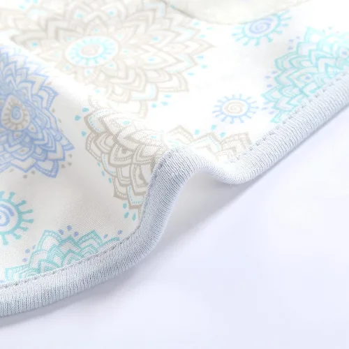 Miniatura 4 de Sense-U Saco de dormir orgánico para bebé, diseño floral, diseño ergonómico, suave y acogedor para recién nacido ajustable (9.8-19.7 ft)