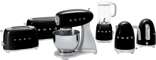 Miniatura 9 de Smeg Paquete de cafetera de goteo retro y tostador de 2 rebanadas (negro)