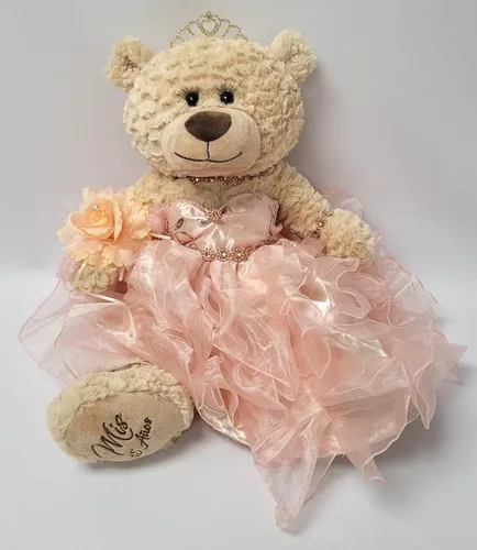Miniatura 19 de KINNEX COLLECTIONS SINCE 1997 20" Quince Anos Quinceanera Last Doll Osito de peluche con vestido (pieza central) ~ ARC16832-4R (azul bebé)