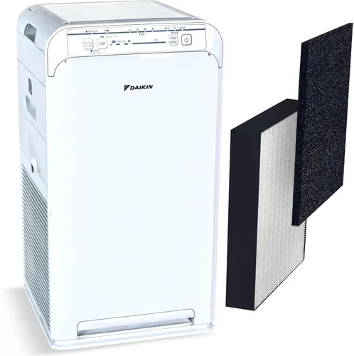 Daikin MCB50YSAU - Purificador de aire de habitación para el hogar, HEPA, carbón activado, prefiltro y luz LED UVC, producto de ozono cero,
