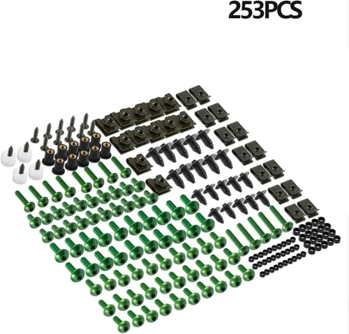 Miniatura 2 de Complete Fairing Bolts Screw Compatible with Versys 650 Compatible with Ninja 650R 1000 Z750 Z1000 ZZR600 ZX6R ZX7R ZX9R ZX10R ZX12R ZX14R