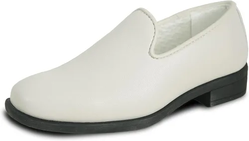 VANGELO Zapato de vestir Vallo Oxford con cordones y mocasín formal para baile de graduación, boda, plantilla Ortholite, tamaño desde niños pequeños