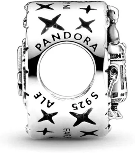 Miniatura 3 de PANDORA Star Wars C-3PO y R2-D2 Charm Metal Sin gemas
