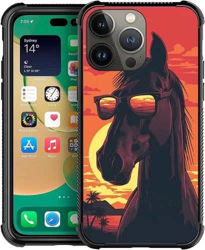Miniatura 131 de CARLOCA Funda para iPhone XR, diseño de jirafa de cristal, ultra protección, a prueba de golpes, silicona suave TPU antideslizante para iPhone XR