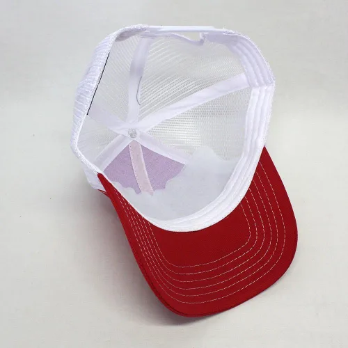 Miniatura 10 de Gorra de béisbol de camionero de malla de algodón de dos tonos de malla de algodón de dos tonos