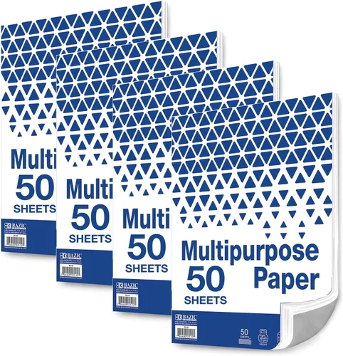 Miniatura 9 de BAZIC Products Papel en blanco para copia y multiusos - Papel de impresora blanco de 8.5" x 11" para máquinas de inyección de tinta, láser y fax