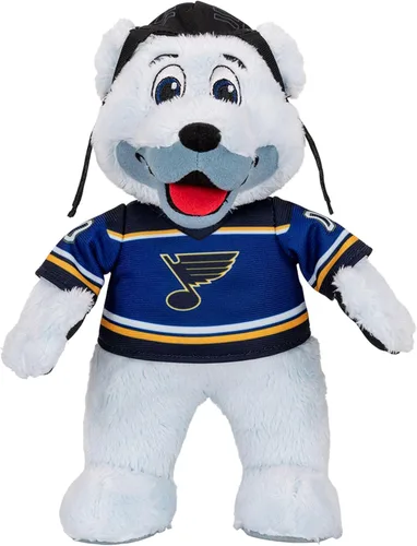 Miniatura 12 de Bleacher Creatures Anaheim Ducks Wild Wing - Figura de peluche de mascota de la NHL de 10 pulgadas (uniforme triangular verde azulado), una mascota