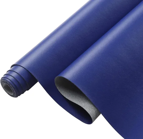 Miniatura 14 de Picheng Sábanas lisas de piel sintética de color sólido de 13.8 x 53 pulgadas, rollo de piel sintética suave muy adecuado para hacer manualidades