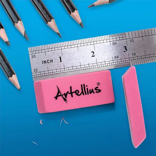 Miniatura 7 de Artellius Teacher Supplies - Gomas de borrar color rosa, grande, 150 unidades, para niños y uso en el aula