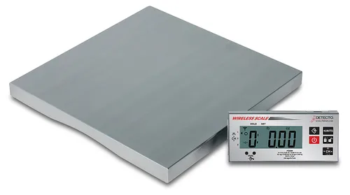 Detecto Báscula inalámbrica de ingredientes PZ60W, incluye adaptador de CA, altura de 1.6 pulgadas, 14 pulgadas de ancho, 14 pulgadas de largo, 60