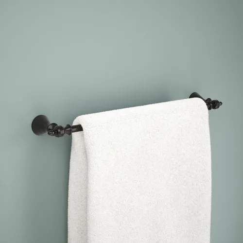 Miniatura 2 de Delta Vessona - Toallero de 18 pulgadas para baño, barra de toalla de bronce veneciano para baño, toallero de pared para baño, soporte para toallas
