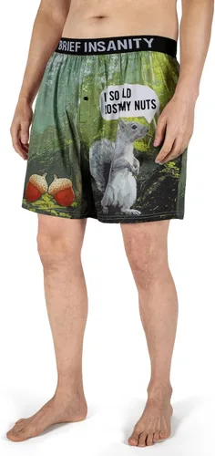 Miniatura 36 de BRIEF INSANITY Funny & Comfy Boxer Shorts and Pajama Pants for Men & Women Novelty Graphic Underwear & Loungewear