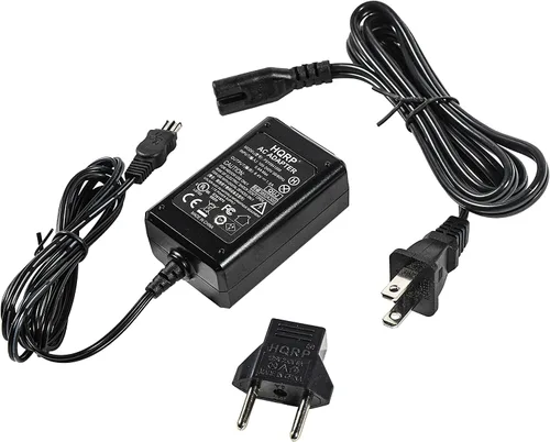Miniatura 2 de HQRP Cargador de fuente de alimentación de 8.4 V 1.5 A – Sustituye a Sony AC-L10A AC-L15 AC-L100 – Cable estadounidense + adaptador de enchufe