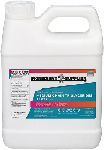 Miniatura 5 de Aceite MCT – 8.5 fl oz (8.33 onzas) Derivado de palma sostenible – Grado alimenticio USP – Sin OGM – Halal – para nutrición deportiva, dieta