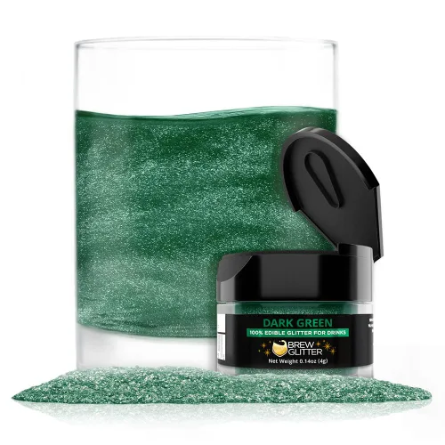 Miniatura 25 de Brew Glitter - Purpurina comestible para bebidas, cócteles, cerveza, adornar bebidas Certificado Kosher y Halal 100% comestible y de grado Azul