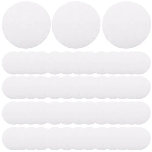 Hemobllo Papel de filtro cualitativo, papel de filtro de laboratorio redondo de 2.8 in, papel de filtro de embudo de prueba de análisis químico de