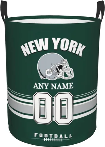 Miniatura 12 de Cesta de lavandería Philadelphia, cesta de lavandería personalizada estilo fútbol, cesta de almacenamiento plegable personalizada con nombre