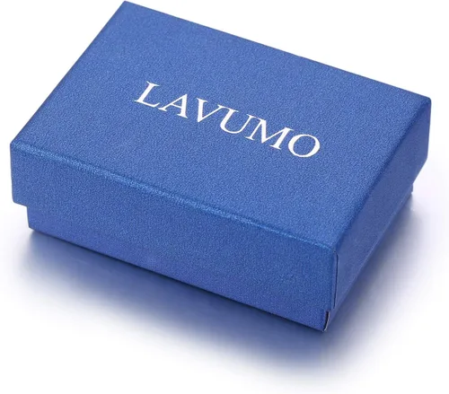 Miniatura 5 de Lavumo - Anillos de acero inoxidable a juego para promesa de boda de parejas, diseño con grabado de latidos del corazón y leyenda "I love you