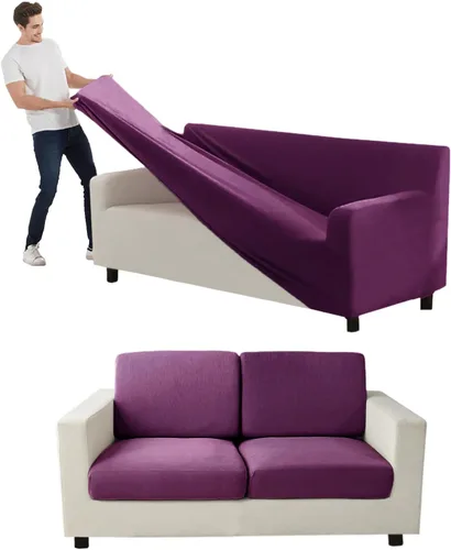 Miniatura 166 de Funda para Sofá de Terciopelo, Fundas Elásticas para Sofá para Funda Principal Separada/Respaldos y Cojines de Asiento, Funda para Sofá, para Fundas