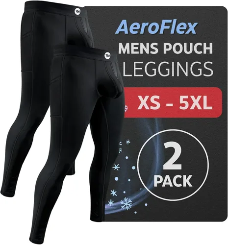 Miniatura 70 de Real Men ABCD Pouch - Pantalones de compresión para hombre, paquete de 1, 2 y 3, leggings para hombre, pantalones de yoga, medias, capa base