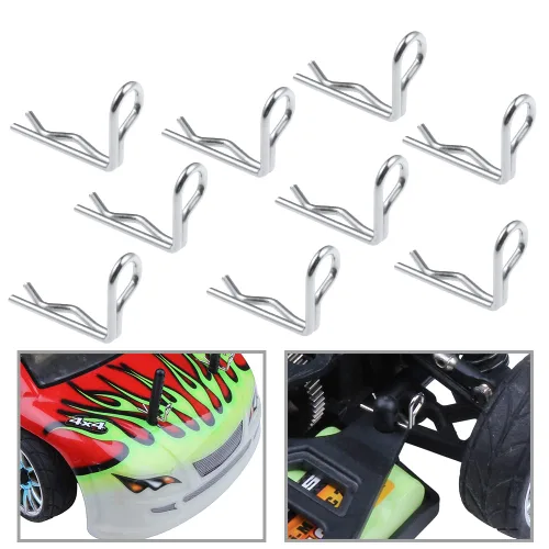 HobbyPark Clips de cuerpo RC 1/16 1/18 con ángulo de 90 grados para Traxxas Redcat Racing WLtoys A959 Coche Camión Buggy Drift Touring (paquete de