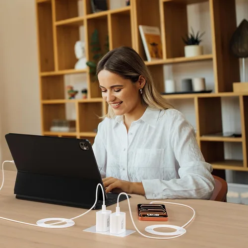 Miniatura 7 de Cargador para iPhone 17 Pro Max de carga rápida, cargador de teléfono rápido USB C de 40 W con cable de carga tipo C de 10 pies de largo para iPhone