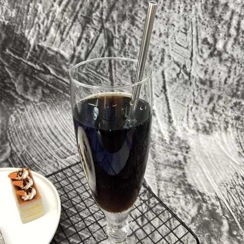 Miniatura 4 de Pajitas de acero inoxidable, 24 piezas a granel. Pajitas de metal rectas reutilizables ultra largas de 10.5 pulgadas a granel para bebidas