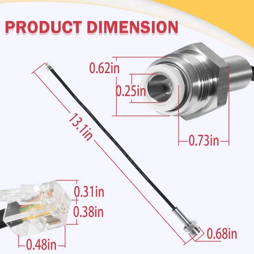 Miniatura 4 de 704492 Airless Pulverizador Transductor de Presión Sensor Fit para Titan Impact 440 540 640 740 Series Pulverizador