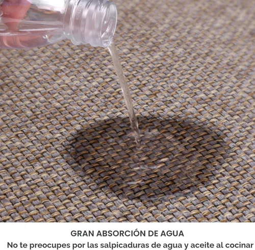 Miniatura 6 de Tapetes de cocina para piso, alfombras de cocina, antideslizantes, lavables, absorbentes, alfombra de camino de cocina para delante del fregadero