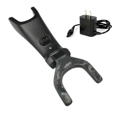 Soporte de cargador de carga eléctrica de repuesto+cable de alimentación para Philips Bodygroom Groomer TT2040 BG2040 TT2039, QS6140 QS6141 QS6160