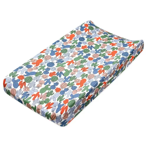 Miniatura 10 de HonestBaby Funda para cambiador de algodón orgánico unisex para bebé y pijamas para niños pequeños, azul claro (algodón terry), paquete de 1 unidad