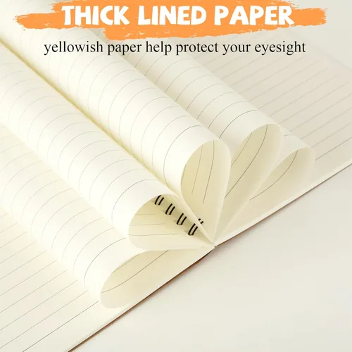 Miniatura 3 de MIVIDE Paquete de 24 cuadernos en espiral A5 a granel con cubierta de kraft, 21 x 15 cm 120 páginas, cuaderno en espiral con tapa dura y papel Papel