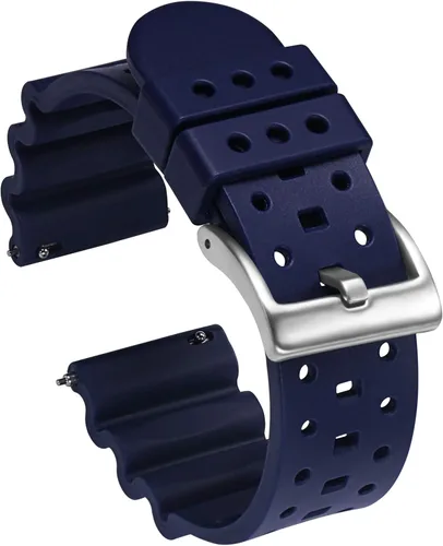 Carty Correas de reloj de silicona de liberación rápida para hombres y mujeres, de alta calidad, impermeables, 0.787in, 0.866in, 0.945in, correas de